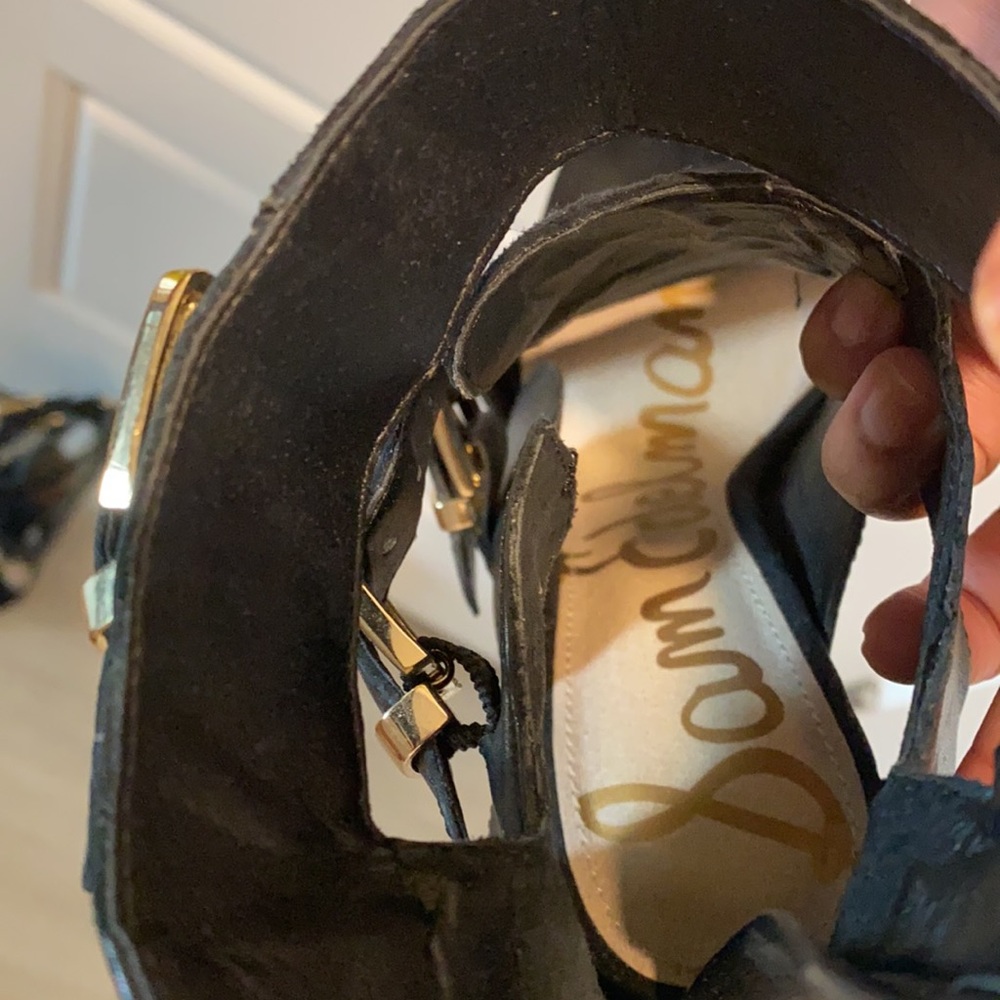 ❤️‍🔥 Sam Edelman: Stylish Buckle Sandal Mild Gladiator Heels. 🪖 - Picture 6 of 8